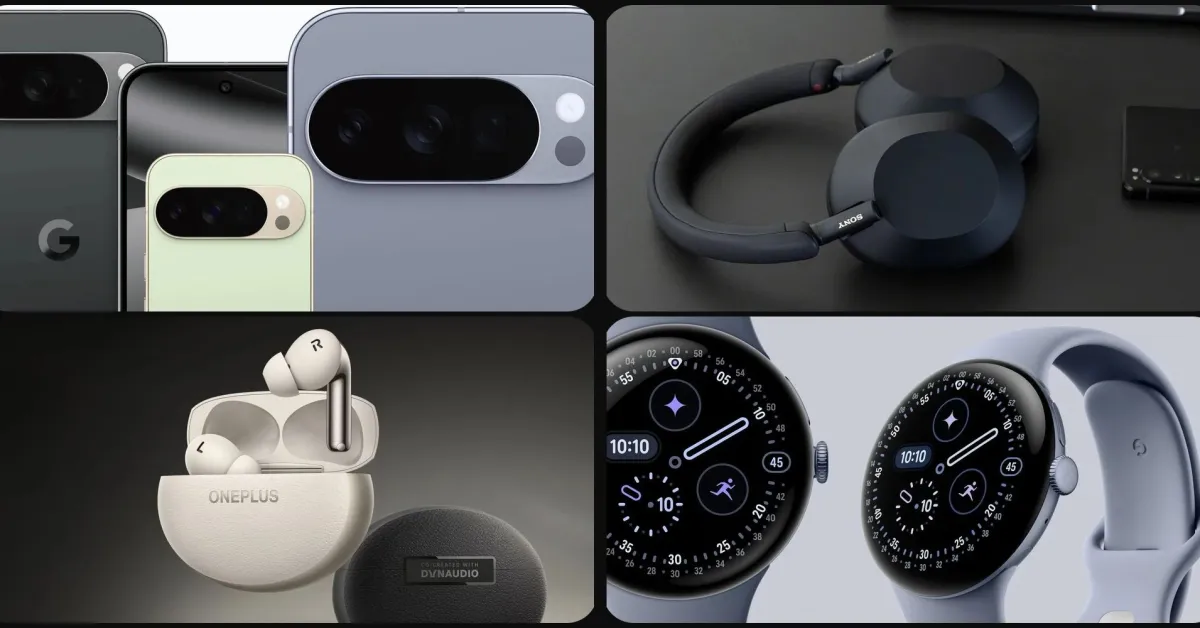 Pixel 10 Pro/XL, Pixel Watch 4, OnePlus Buds 3 Pro, mais