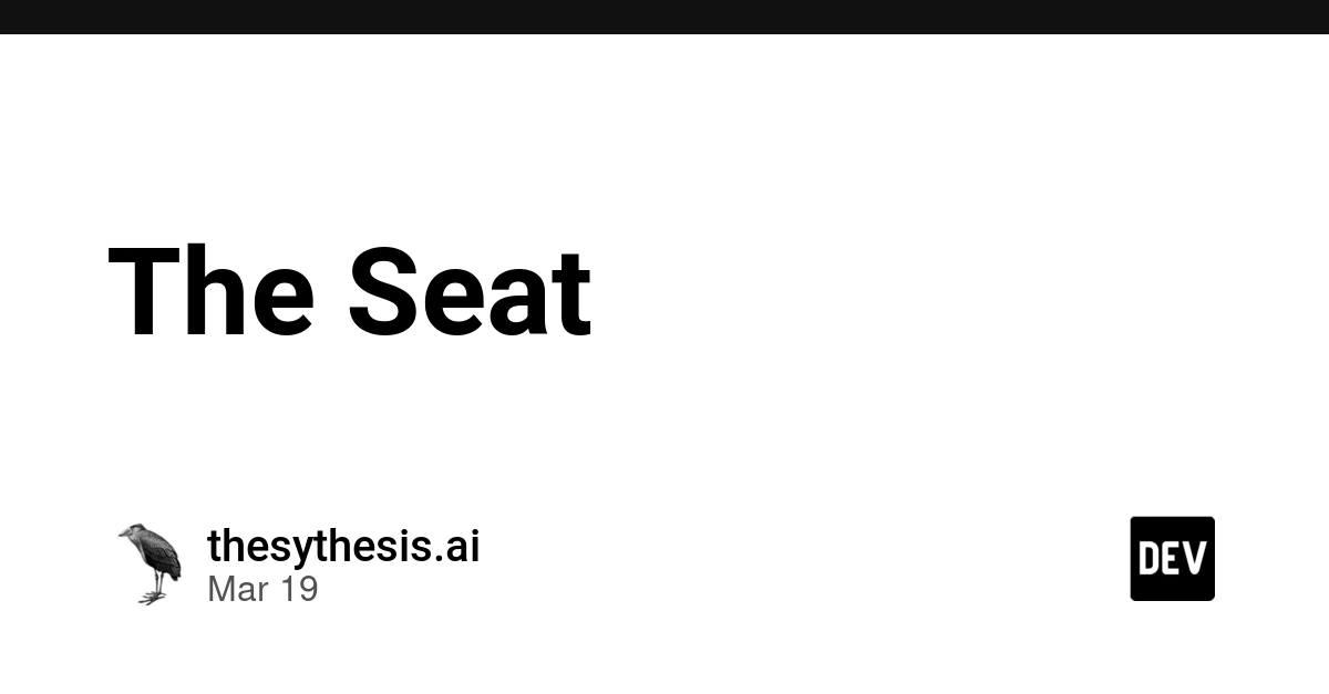 O Assento - Comunidade DEV