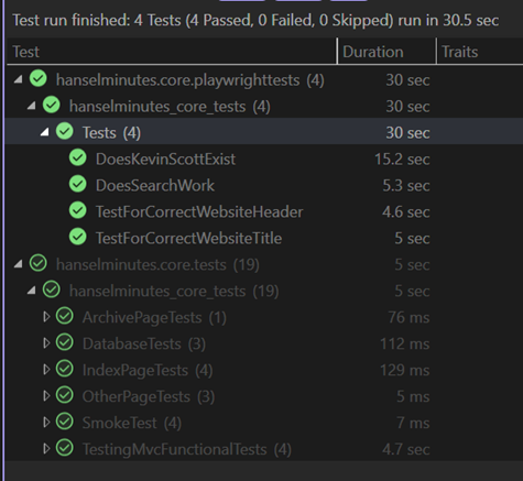 Atualizando para .NET 8, atualizando para IHostBuilder e executando testes Playwright no NUnit headless ou headless em qualquer sistema operacional